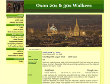 Tablet Screenshot of oxon2030walkers.org